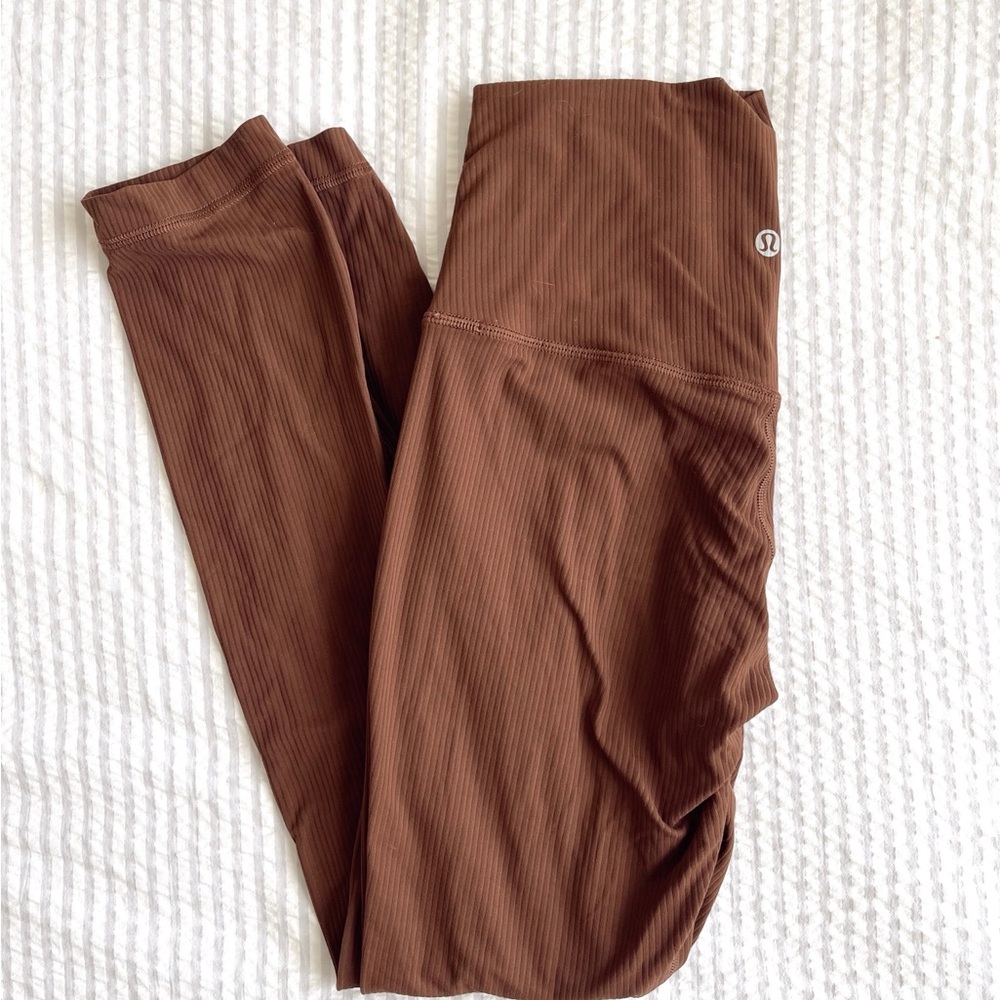 Lululemon ribbed align leggings size 6